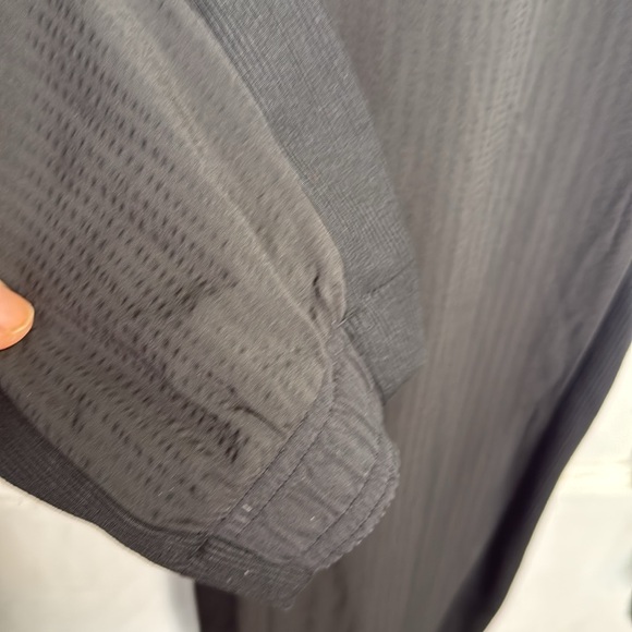 Athleta Black Textured Brooklyn Jogger Stretch Tapered Leg 566689 W1081 Sz 4 - Picture 6 of 10